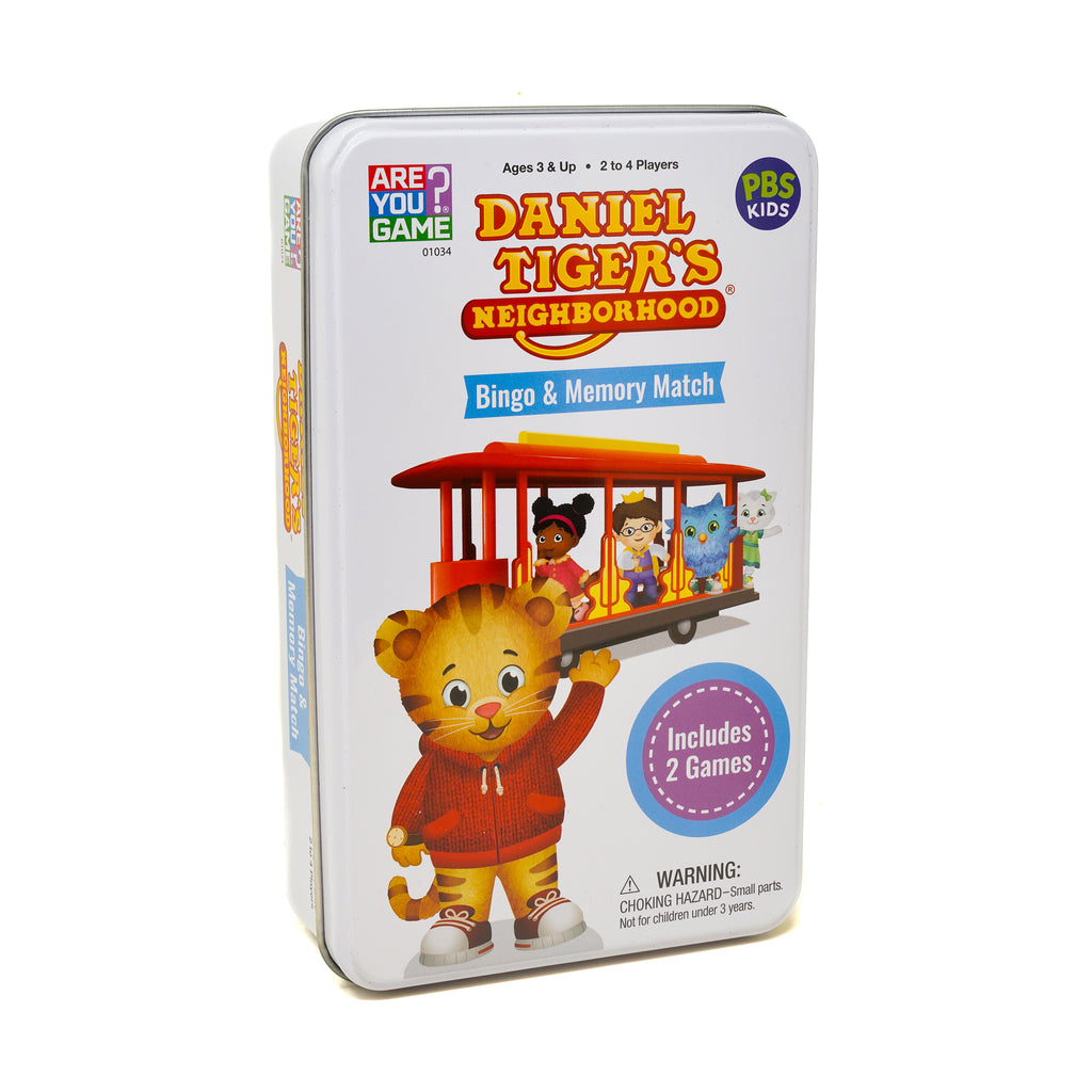 areyougamemart.com Daniel Tiger's Neighborhood Bingo & Memory Match Tin