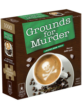 Grounds for Murder Classic Mystery Jigsaw Puzzle: 1000 Pcs