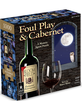 Foul Play & Cabernet Classic Mystery Jigsaw Puzzle: 1000 Pcs