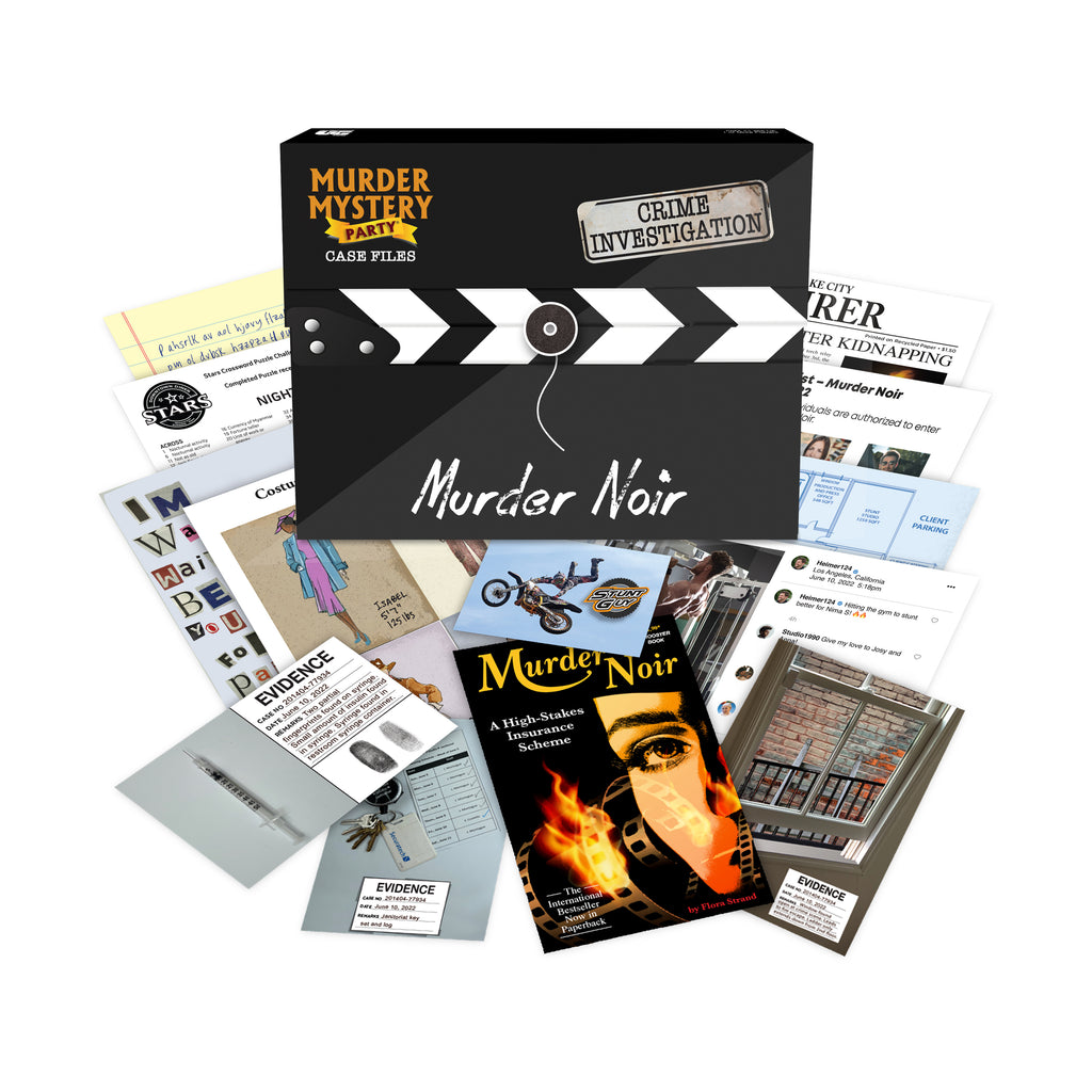 University Games Murder Mystery Party Case Files: Murder Noir