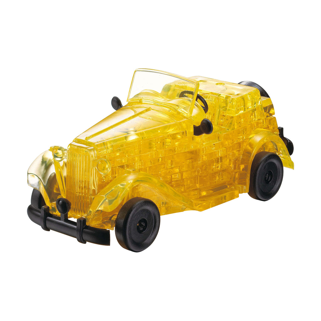 areyougamemart.com 3D Crystal Puzzle - Classic Car (Yellow): 53 Pcs