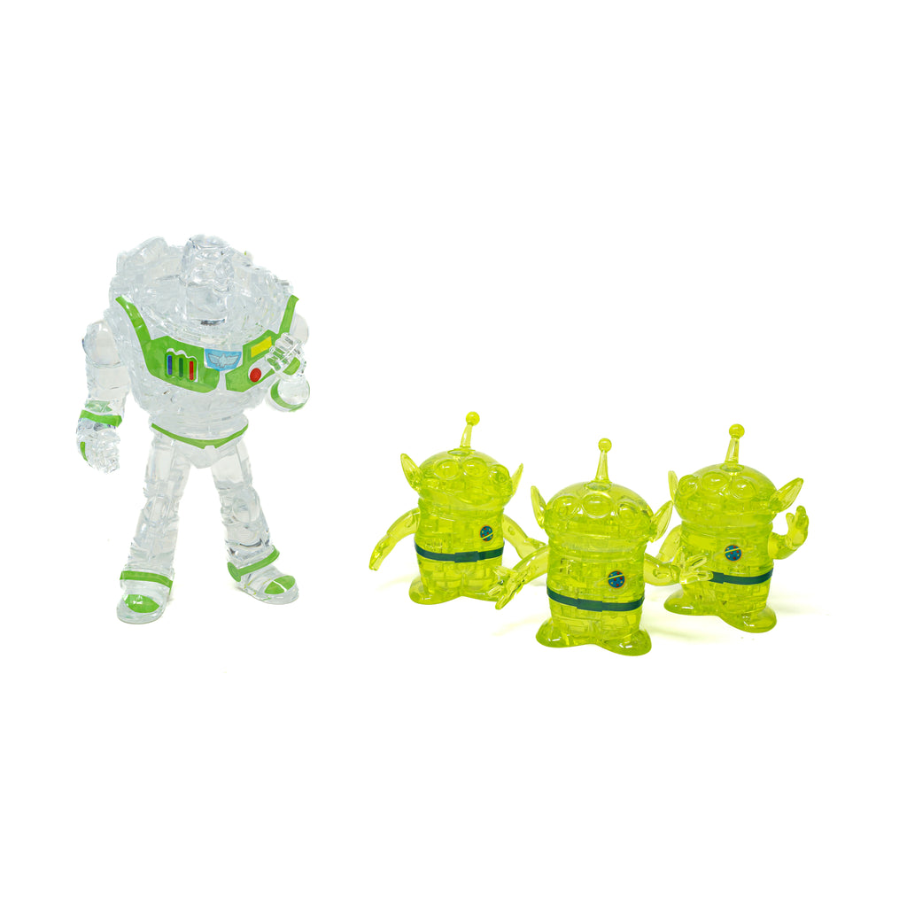 areyougamemart.com 3D Crystal Puzzle - Disney Buzz and Aliens: 95 Pcs