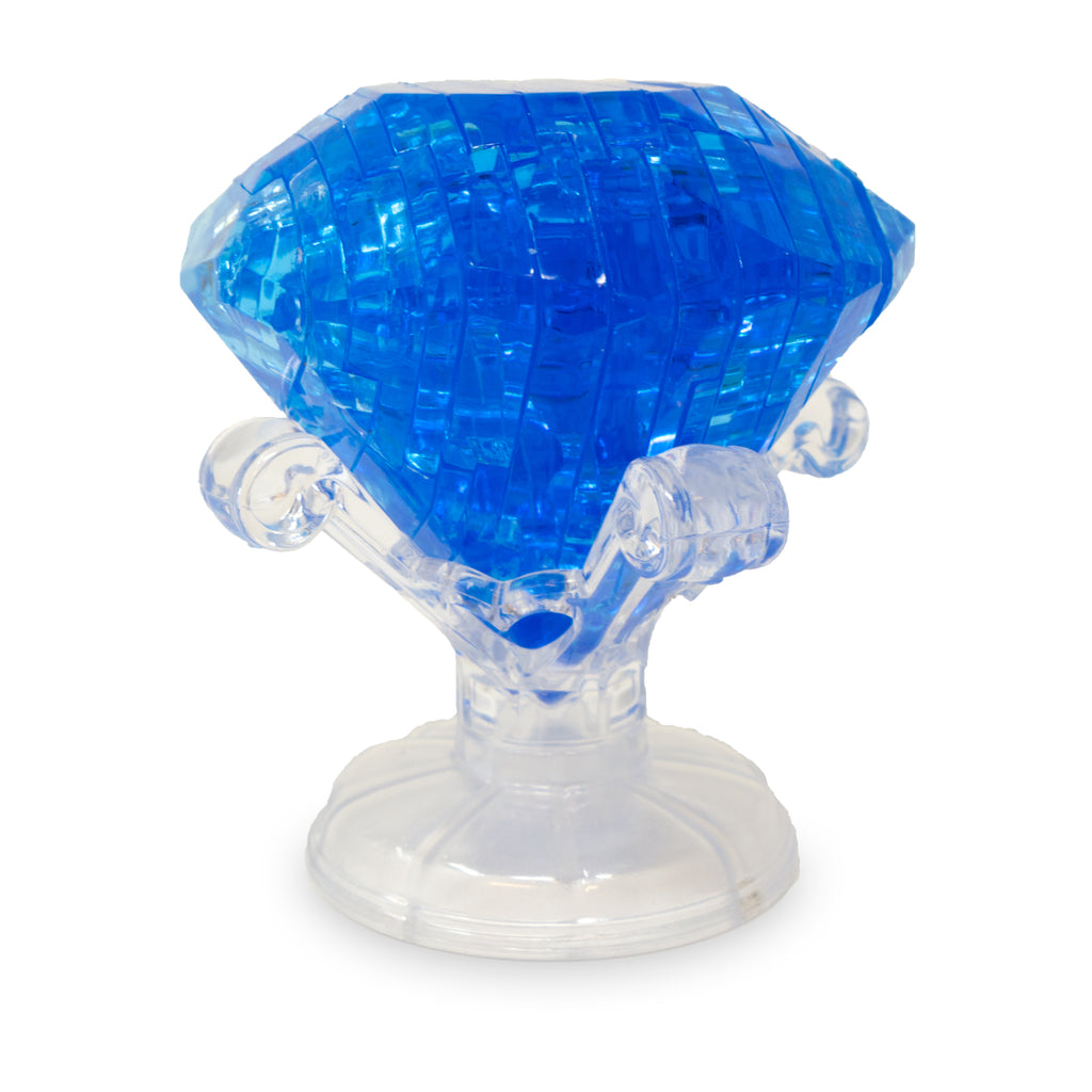 areyougamemart.com 3D Crystal Puzzle - Topaz (Blue): 43 Pcs