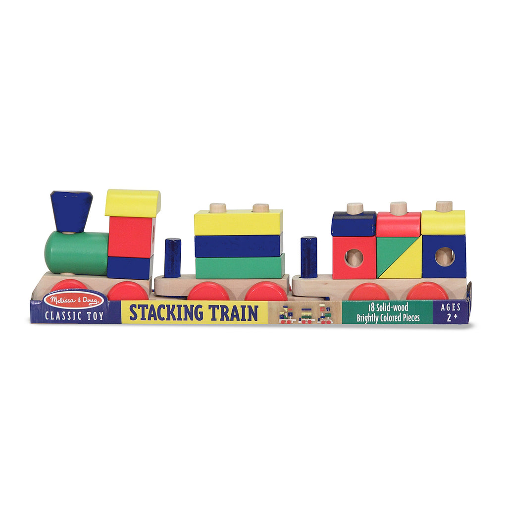 Melissa and Doug Wood Block Stacking Train